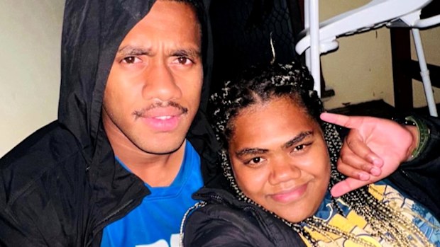 Jeremaia Tuwai (left) and Nunia Kurualeba (right) lived together at their Kingswood unit.