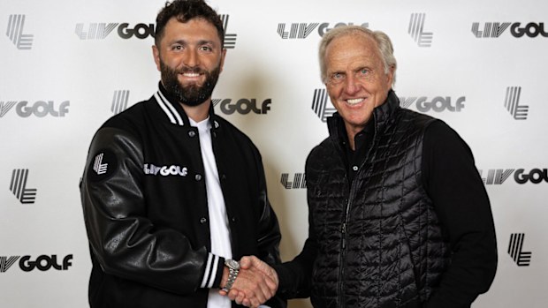 Jon Rahm and Greg Norman confirm his LIV Golf switch.