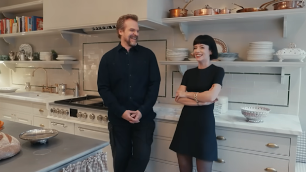 David Harbour and Lily Allen give a tour of their Brooklyn home to Architectural Digest
