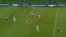 Melbourne City star Terry Antonis stunned with a long volley goal.