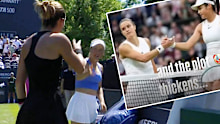 Maria Sakkari and Yulia Putintseva.