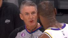 LeBron James collided with referee Scott Foster, causing some damage.