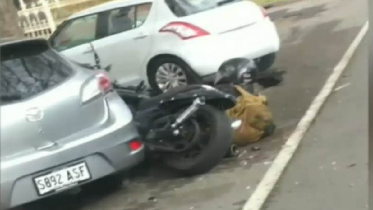Motorcyclist allegedly knocked off bike by learner driver in road rage ...