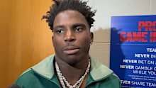 Tyreek Hill speaks to media after the Dolphins loss.