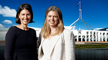 Bronwen Bock (left) and Lucy Bradlow (right) want to become the first politicians to job-share a seat in Parliament.