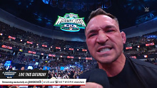 UFC star Michael Chandler called out Conor McGregor during an appearance on WWE Raw.