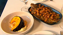 Leigh Robbins' flounder and pumpkin pie
