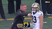 Aussie punter Matt Hayball blasted by Darren Rizzi.