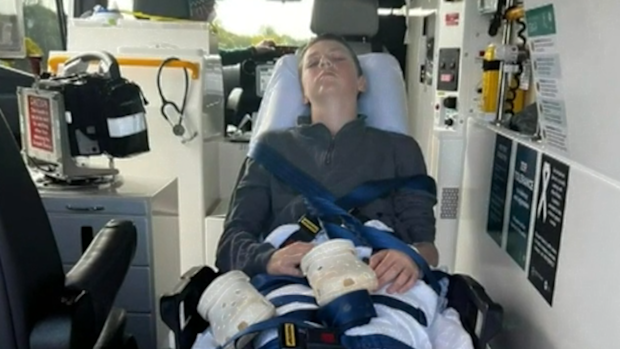 Fourteen-year-old Kai Edwards spent five days in the Women's and Children's Hospital after a sore throat, fever and vomiting developed into a rash.