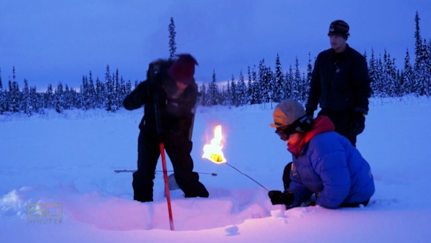 Sarah Abo Alaska melting permafrost spear drop