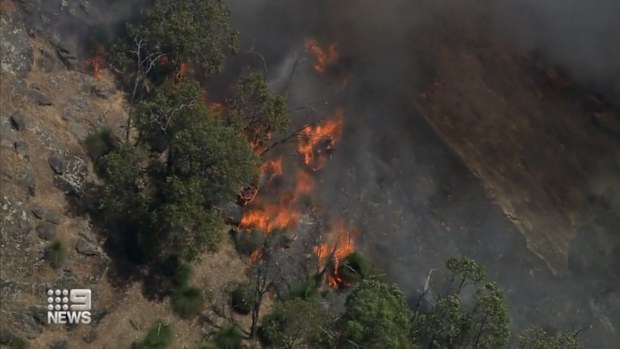 A bushfire broke out in Lower Chittering. 