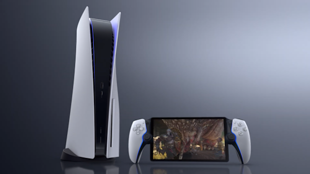 9PR: The PlayStation 5 and PlayStation Portal / Project Q image taken from the PlayStation Showcase in May 2023