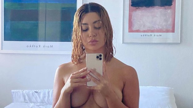 Martha hit back at a body shamer with a topless photo.