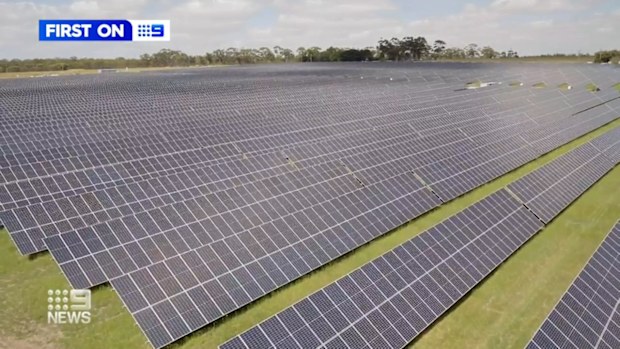 Solar farm Melbourne: One of Australia's largest solar farms installed ...