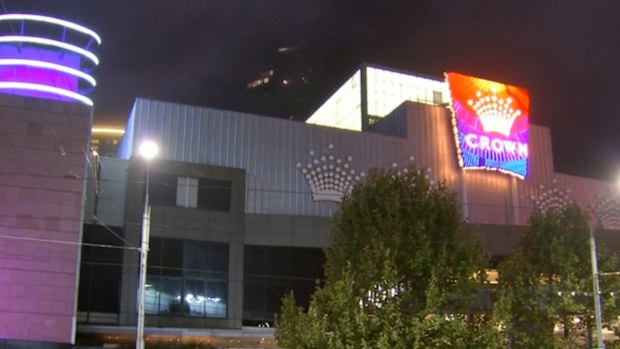 A man is fighting for life after being attacked in the food court at Crown in Melbourne.