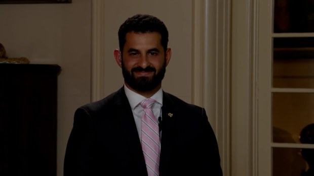 The Queen then heard from Dr Daniel Nour, who founded Street Side Medics in 2020 to provide medical services to people experiencing homelessness.