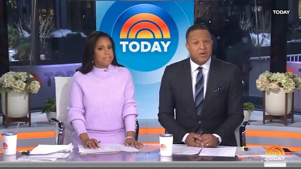 Sheinelle Jones and Craig Melvin on the US 'Today' show, Feb 2, 2026