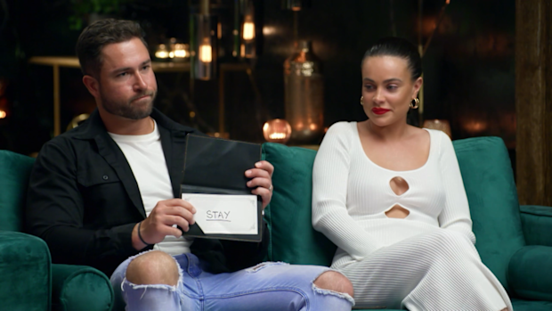 At the sixth Commitment Ceremony, Harrison reveals his decision to Stay in the MAFS 2023 experiment