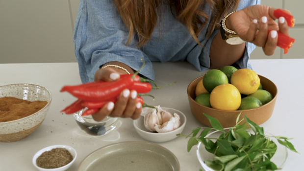 Chillies are one of the key ingredients Minoli De Silva swears by.