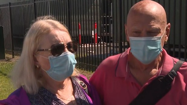 Neville Hanson has not been allowed to go home to Queensland despite being critically ill. Barbara Hanson blamed Queensland Premier Annastacia Palaszczuk for the harsh rules.