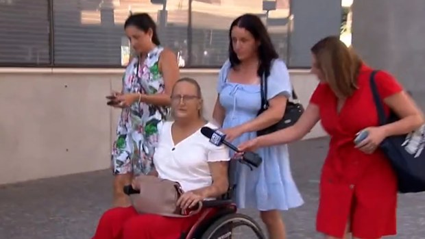 The terminal cancer patient, who uses a wheelchair, was handed a five year suspended sentence today at Brisbane Supreme Court.