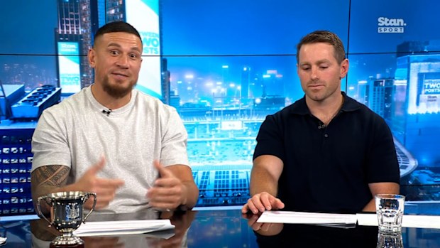 Sonny Bill Williams and Bernard Foley.