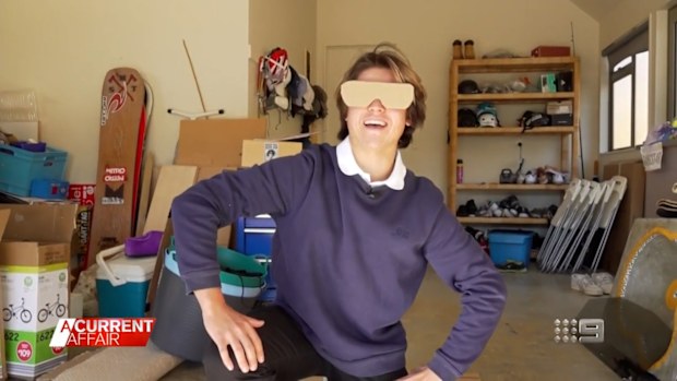A young man's $10,000 novel cardboard idea 