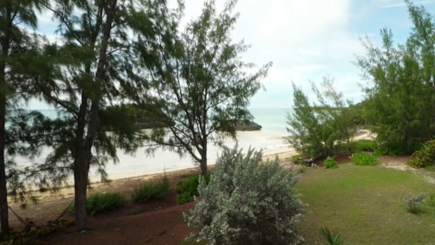 Off the grid on the beach
