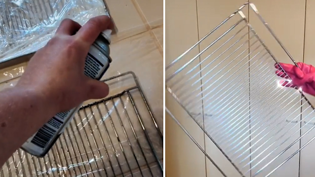Oven cleaning hack