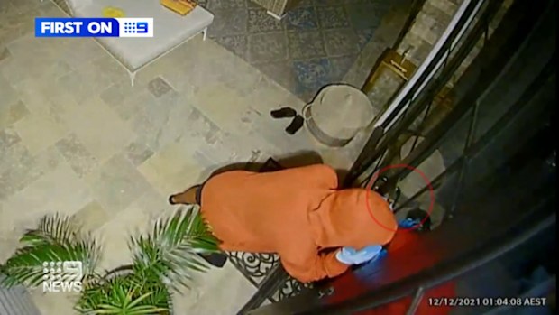 In 2021, thieves broke into the home again, one seemingly carrying a knife.