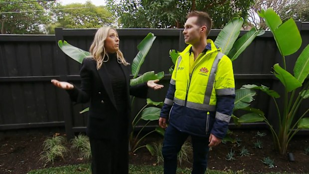 Dan vs Dani The Block 2023 front yard 