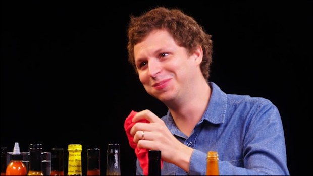 Michael Cera breezed through his appearance on Hot Ones in 2018 9Now