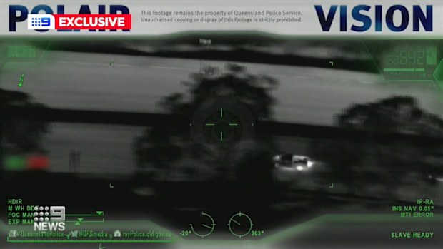 The young gang are suspected to have broken into a home in the Brisbane suburb of Hamilton on the morning of April 27, where they stole a Lexus SUV as well as several items of luxury clothing and handbags.