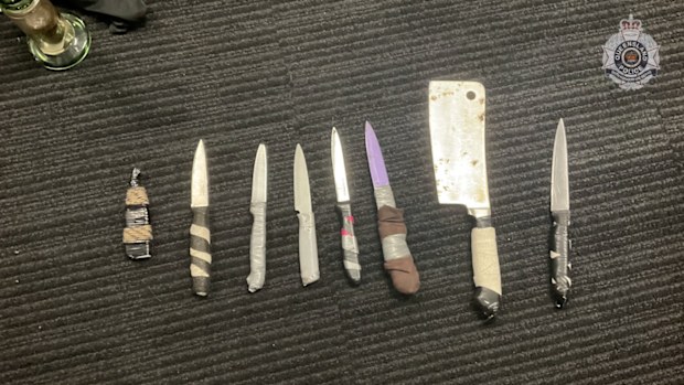 Seven knives seized from man during arrest in Ipswich