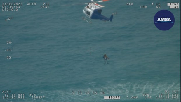 Man survives over 24 hours in crocodile and shark-infested waters by clinging to a piece of wood