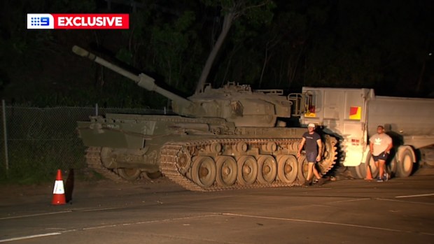 Mysterious abandoned army tanker found on Sydney.