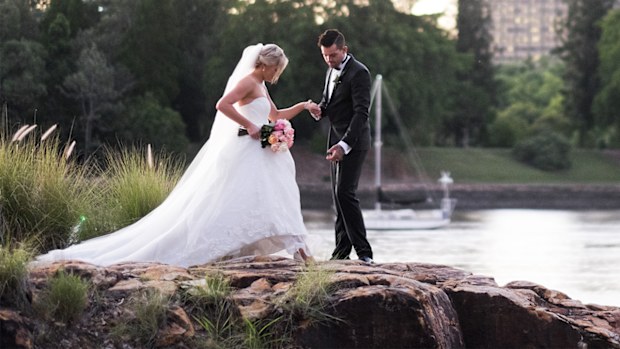 Nicole's dress provided by White Lily Couture.