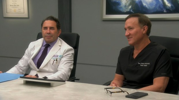 Botched 2023 Season 7 doctors stunned keith edwards tattoo body modification 