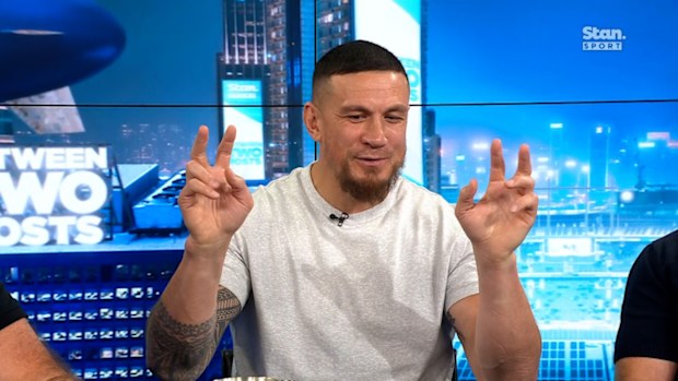 Sonny Bill Williams on Stan Sport.