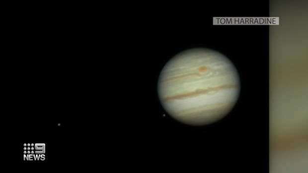 Tom Harradine took this photo of the spectacular sight.