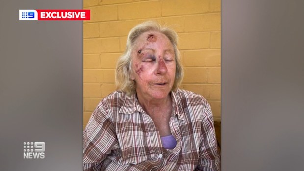 A 70-year-old woman has fought off two 'would be thieves' after they ambushed her for cigarettes as she sat alone on the verandah of her Perth home.