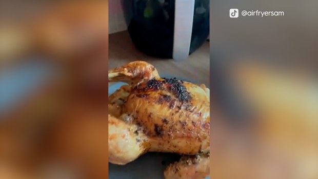 Cooked whole chicken