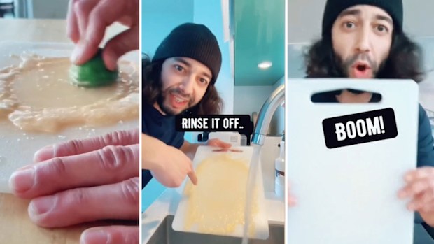 Cleaning hack TikTok