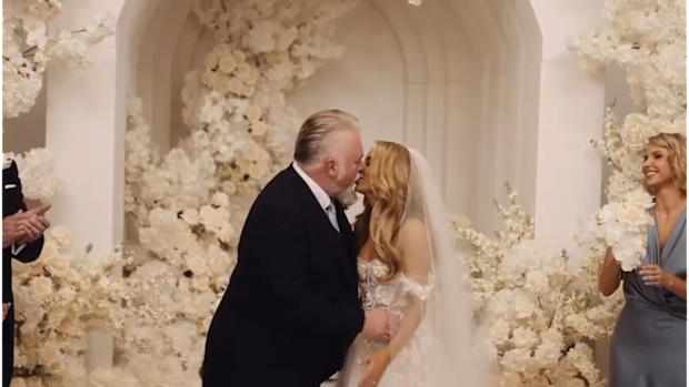 Kyle Sandilands and Tegan Kynaston