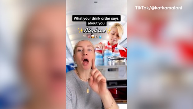 Flight attendant's hilarious explanation of what your drink order says about you.