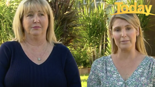 Ms Payne (left) told Today her mother hasn't been able to get out of bed for three days at least.