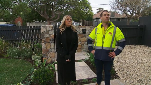 Dan vs Dani The Block 2023 front yard 