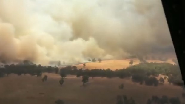 A second person has been charged with lighting a fire as extreme conditions trigger bushfires across NSW. (9NEWS file image)