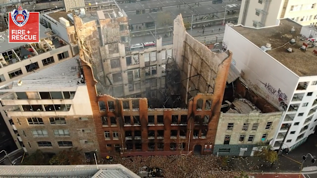 Sydney CBD fire update: Exclusion zone in place for week after Sydney's ...
