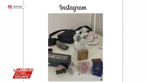 If you looked at Robert Tidy's social media accounts, you might think he's a billionaire amid the first class flights, designer watches, five-star hotels, even eating caviar for dinner.